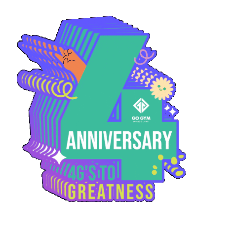 Anniversary Phnompenh Sticker by Go Gym Cambodia