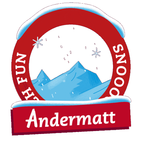 Let It Snow Sticker by Ferienregion Andermatt