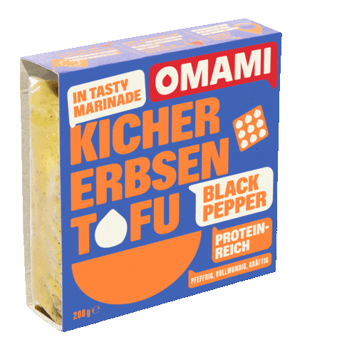 Vegan Tofu Sticker by Omami