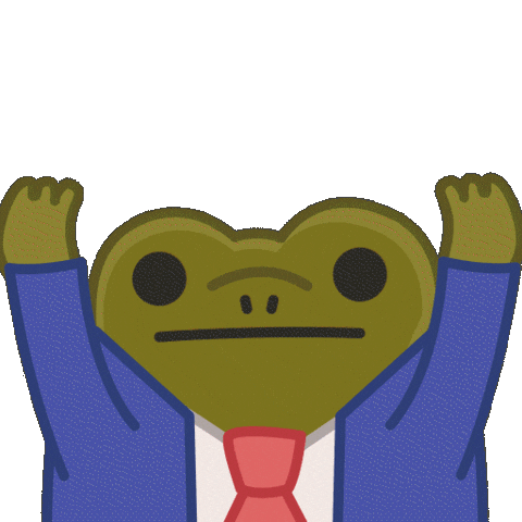 Frog Robert Sticker