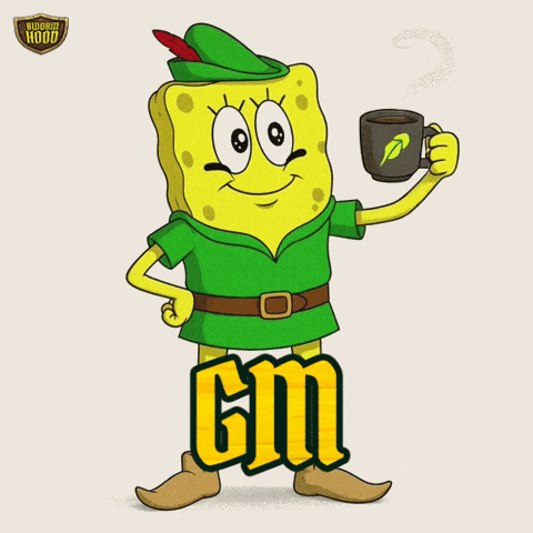 Good Morning Hello GIF by Bwobin Hood
