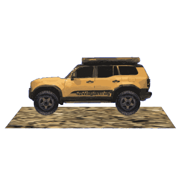 4x4 Engineering Service JAPAN Sticker