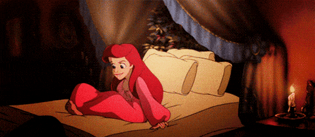 bed ariel the little mermaid GIF