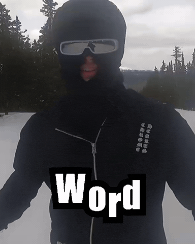 Snow Word GIF