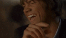 sam winchester laughing GIF