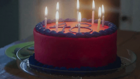 Fire Risk Candles Cake Funny Birthday Card