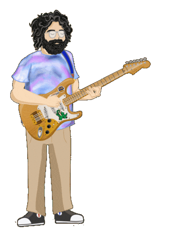San Francisco Guitar Sticker by mackelangelo