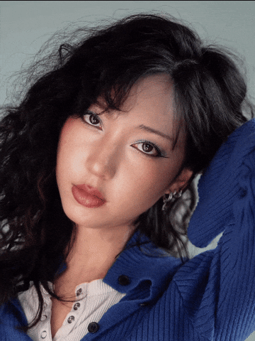 Beautiful Girl Flirting GIF