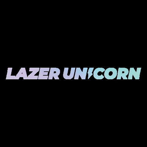 Logo Rainbow GIF by Lazer Unicorn