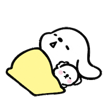 Dog 寝る Sticker by duskin_dusken_official