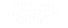 Did You Know Question Sticker