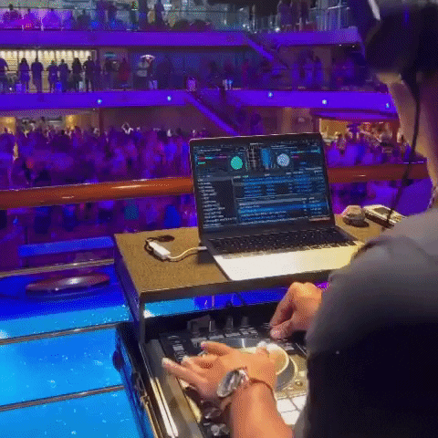 Carnival Cruise Dj GIF by Carnival Entertainment