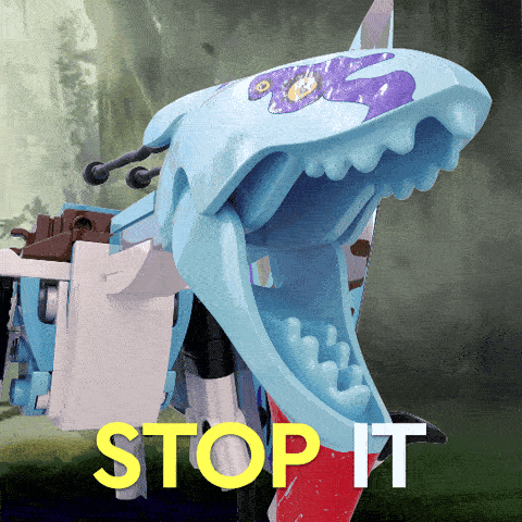 Angry Stop GIF by LEGO