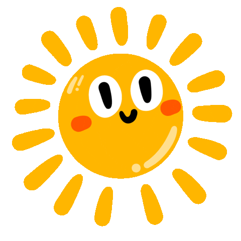 Summer Cute Sun Sticker