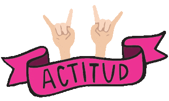 Actitud Sticker by Flashdance Studio