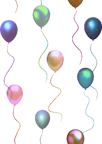 Balloon Celebrating Sticker