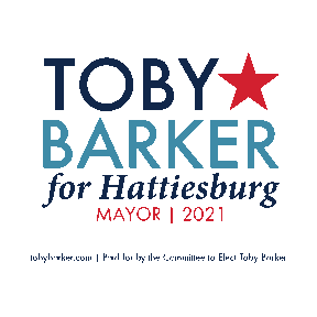 Hattiesburg Sticker by Toby Barker