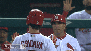 St Louis Cardinals Flick Of The Wrist GIF by MLB
