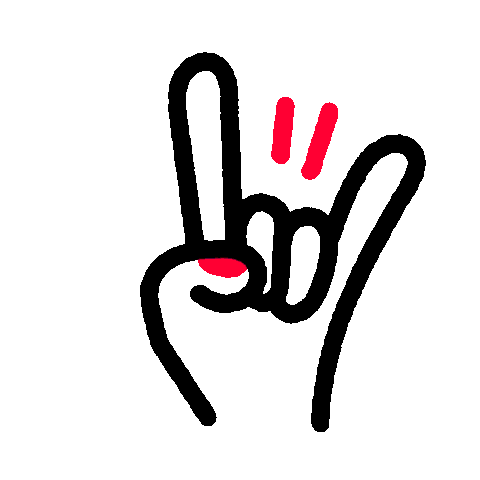 Party Rock Sticker by volt.agency – Burn More Brightly