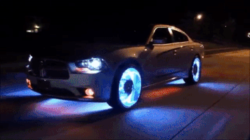 motoledlightkits car led rim kit GIF