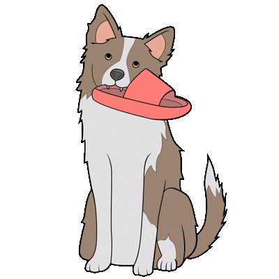 Dog Sticker by Gudim