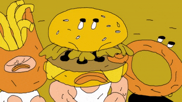Hungry Burgers And Fries GIF by CIANG
