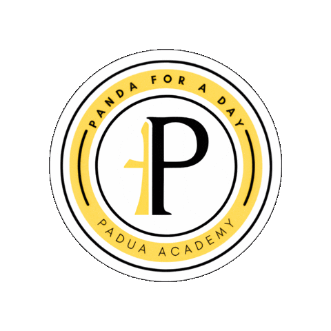 Panda For A Day Sticker by Padua Academy