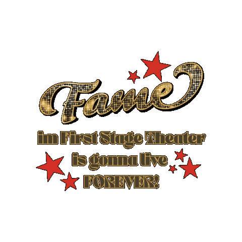 First Stage Fame Sticker by Stage School Hamburg