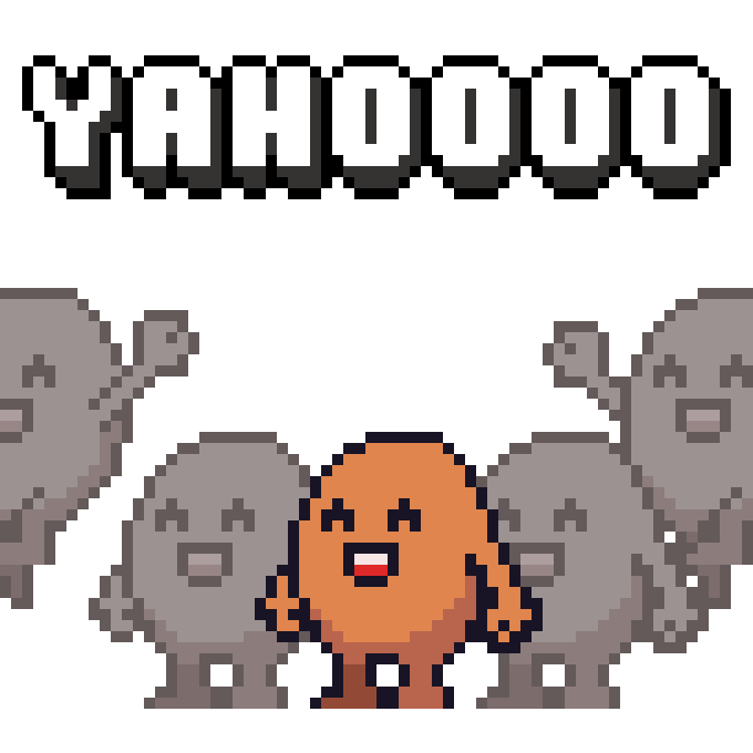 Happy Yahoo Sticker by Memeland by 9GAG