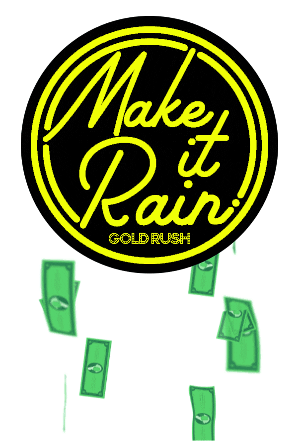 Gold Rush Cabaret Sticker