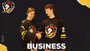 Business Handshake GIF by Nepean Knights Jr C Lacrosse