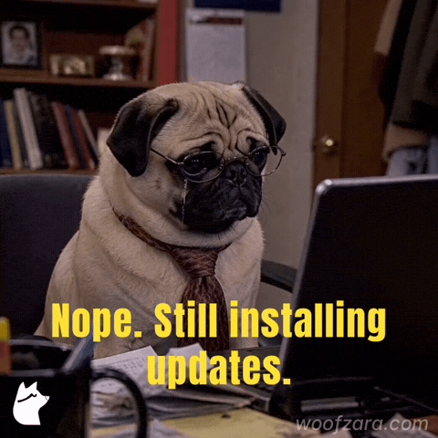 Tired Pug GIF by Woofzara