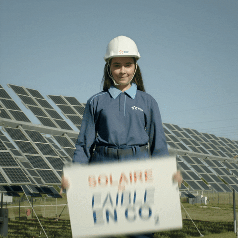Climate Change Sun GIF by EDF Officiel