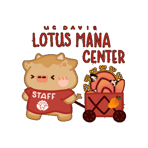 Lotus Mana Center Sticker by UC Davis