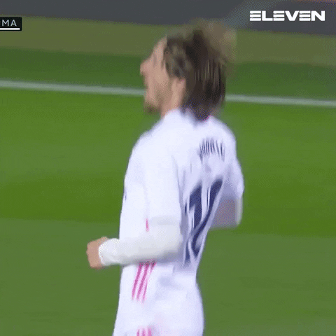 Happy Real Madrid GIF by ElevenSportsBE - Find & Share on GIPHY