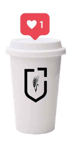 Coffee Atrium Sticker by prairie.colleges