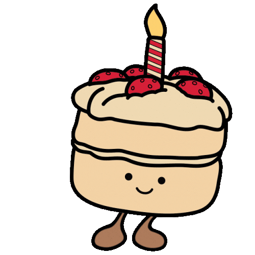 Happy Birthday Dancing Sticker by Jellycat
