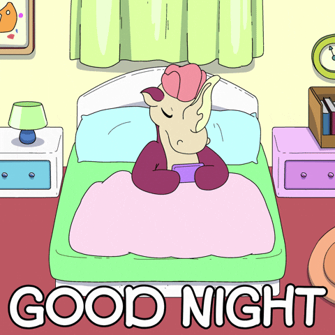 Good Night Sleeping GIF by Amiko Legends