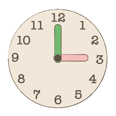 Time Clock Sticker by Food notes