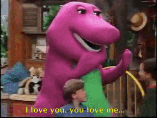 Barney I Love You Gifs Get The Best Gif On Giphy