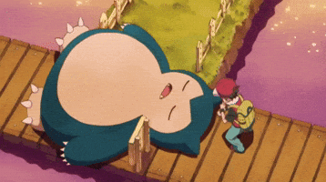 Red Pokemon Sleeping GIF
