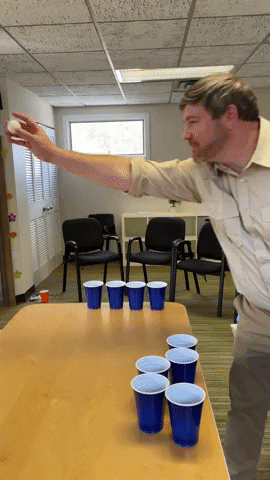 Beer Pong Elbow GIF by Sixth City Marketing