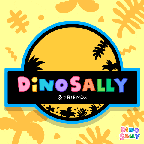 Happy Jurassic Park GIF by DINOSALLY