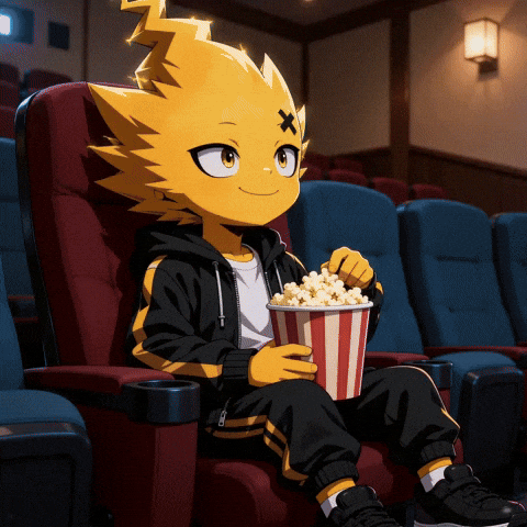 Enjoy Popcorn GIF by KIIRO